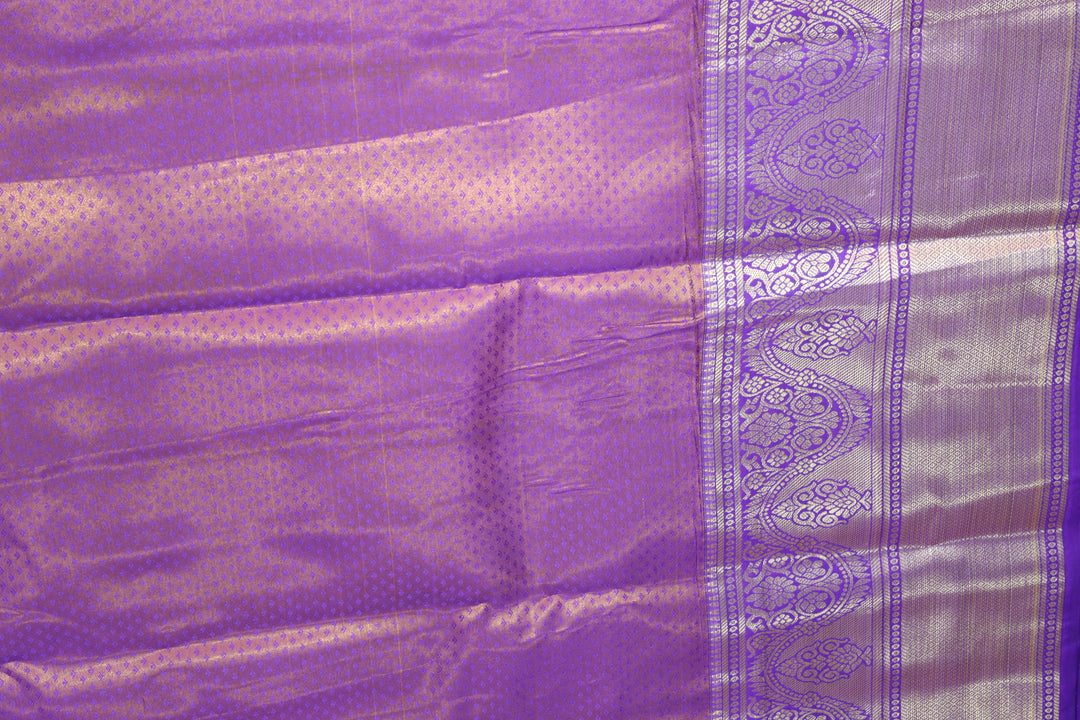 Traditional Cream Kanjipuram Saree