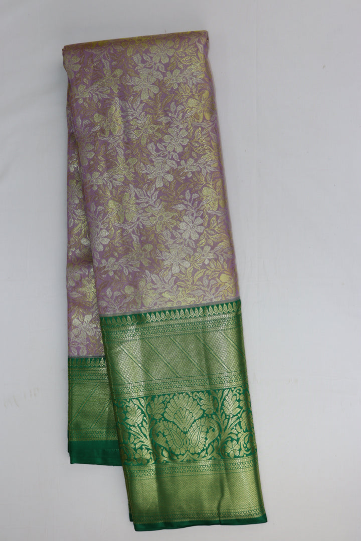 Traditional Baby Pink  Kanjipuram Saree