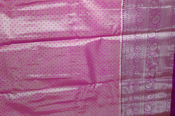 Traditional Pastel Cream  Kanjipuram Saree