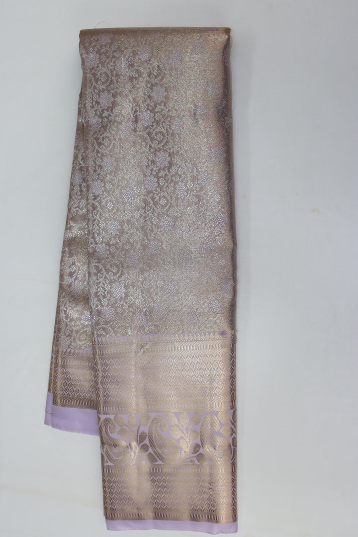 Classic Lavender Kanjipuram Saree