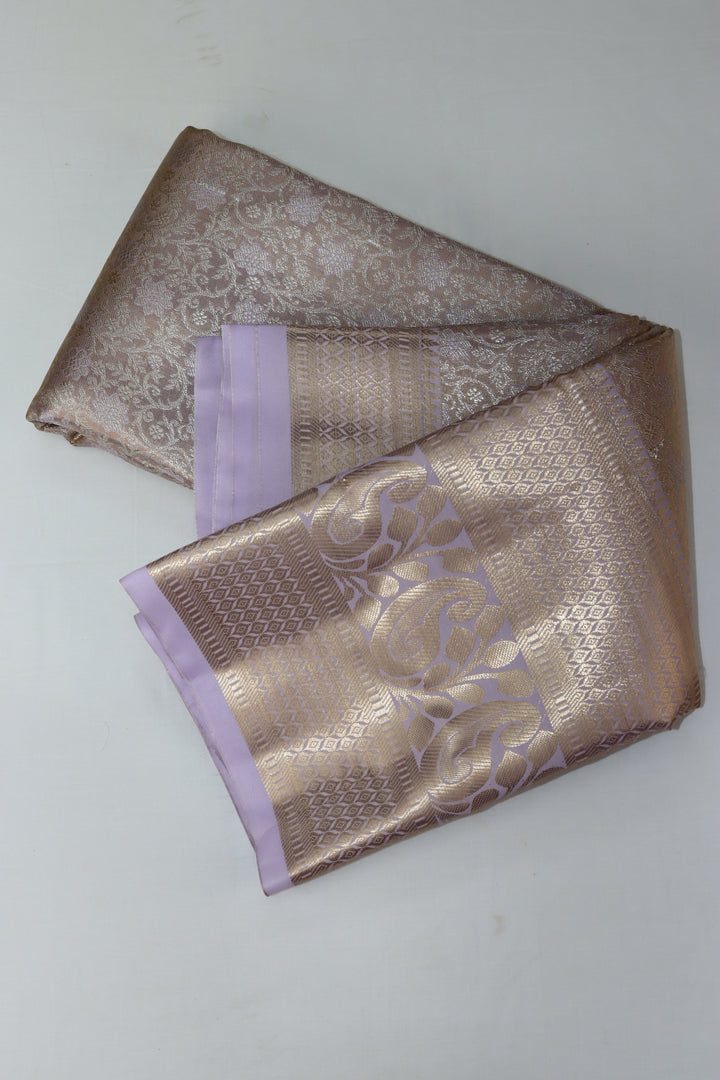 Classic Lavender Kanjipuram Saree