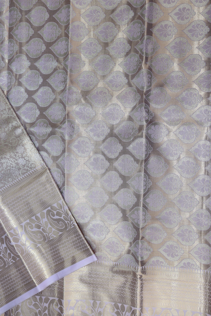 Classic Lavender Kanjipuram Saree