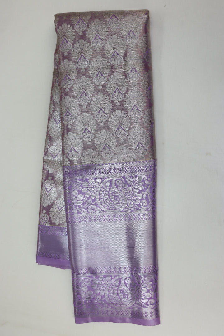 Trendy Lavender Kanjipuram Saree