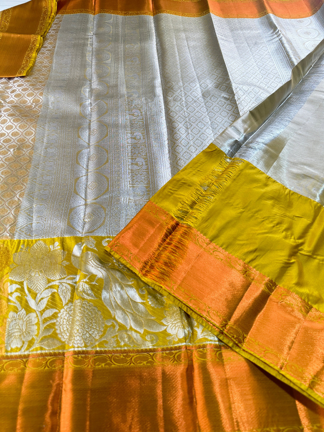 Timeless Copper Kanjipuram Silk Saree