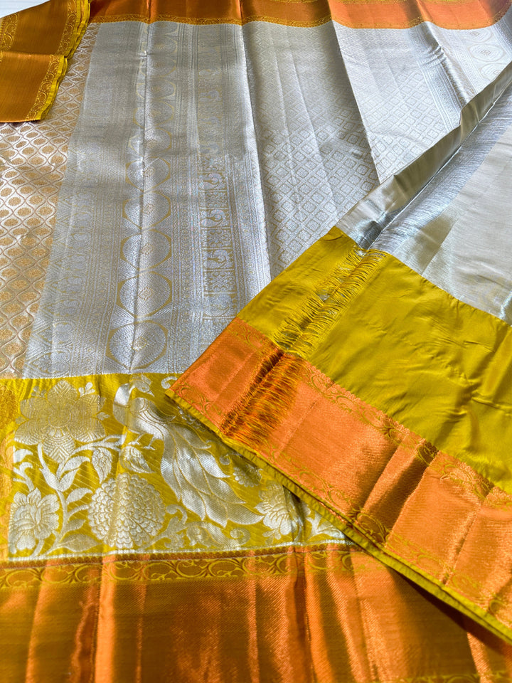 Timeless Copper Kanjipuram Silk Saree