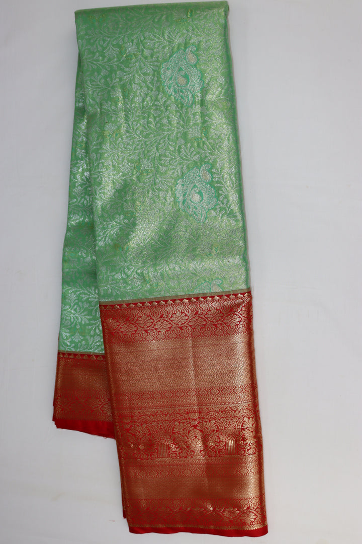 Regal Green Kanjipuram Saree