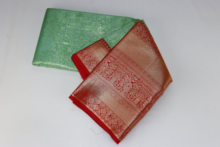 Regal Green Kanjipuram Saree