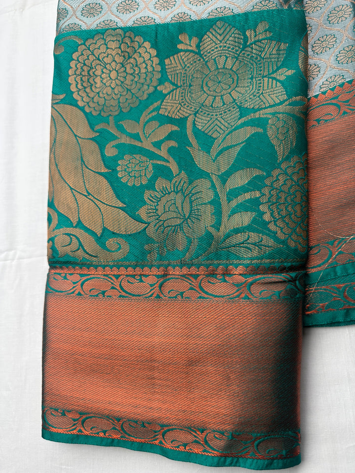 Exotic Green Kanjipuram Silk Saree