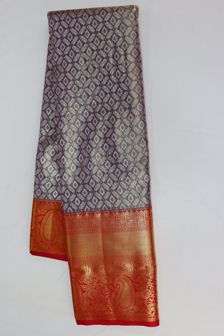 Regal Violet  Kanjipuram Saree