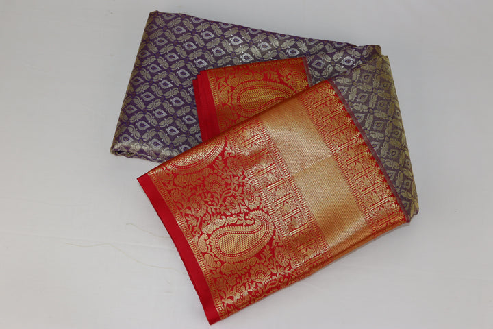 Regal Violet  Kanjipuram Saree