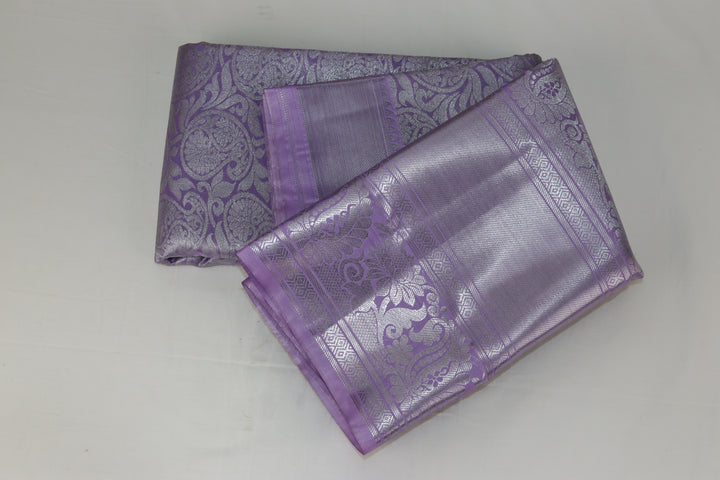 Timeless Lavender Kanjipuram Saree