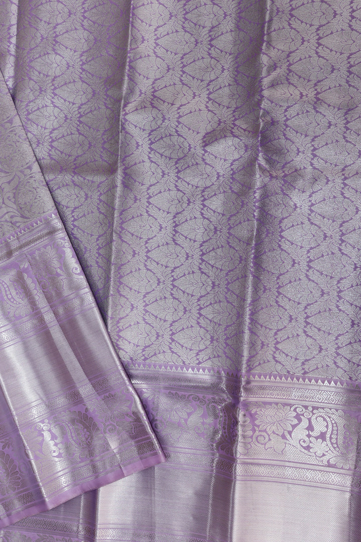 Timeless Lavender Kanjipuram Saree