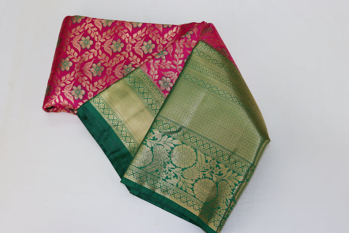 Mesmerizing Pink Kanjipuram Saree