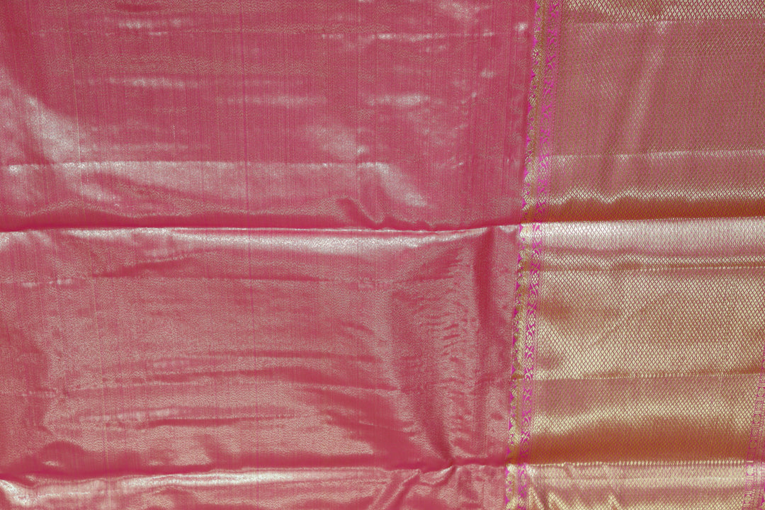 Elegant Peach Kanjipuram Saree