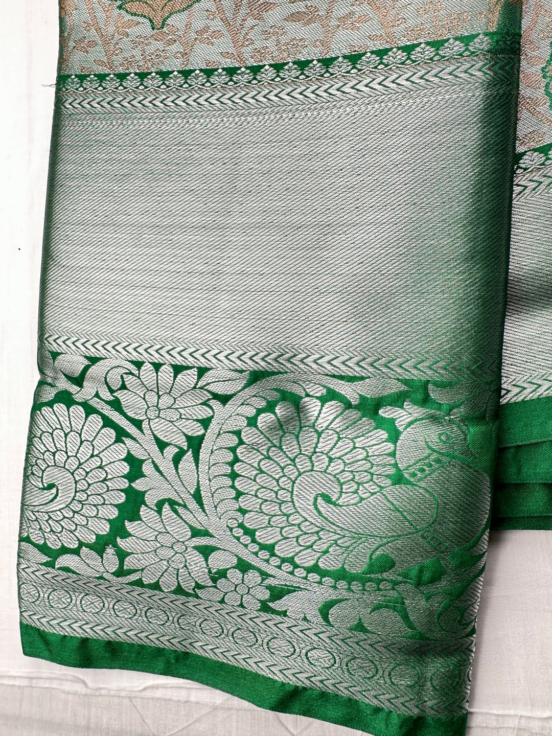 Rich Pastel Green Kanjipuram Silk Saree