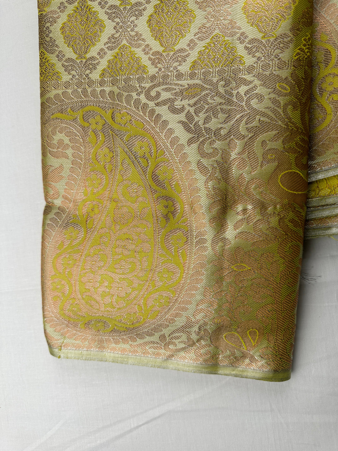 Classy Yellow Kanjipuram Silk Saree