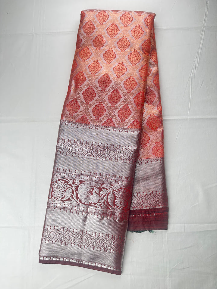 Authentic Red Kanjipuram Silk Saree