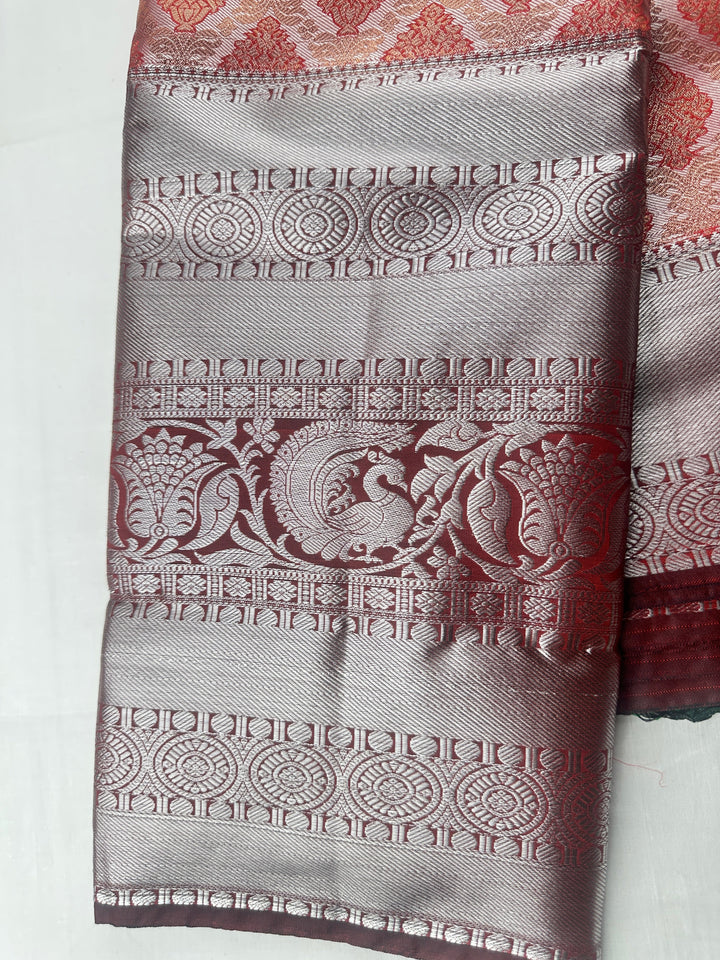 Authentic Red Kanjipuram Silk Saree