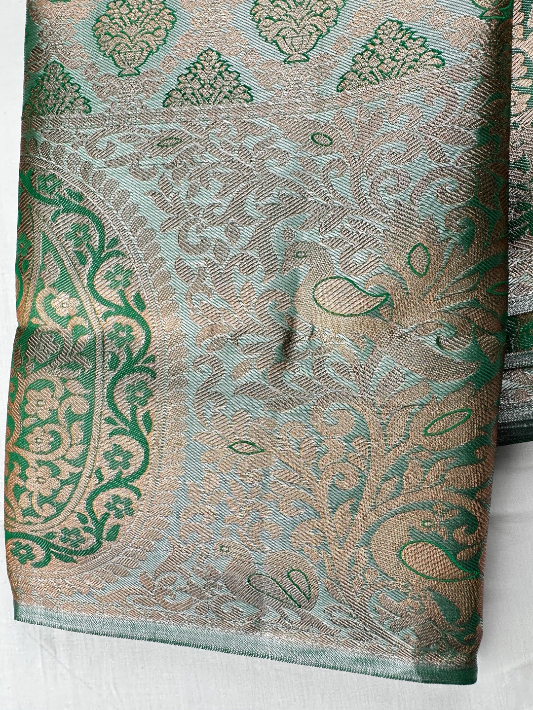 Classy Green Kanjipuram Silk Saree